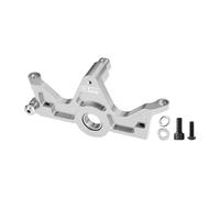 Aluminio 7075-T6 Alloy Bearing Motor Mount for Traxxas 1:10 Slash 4X4 / Hoss 3S / Bigfoot 4X4 / Ford Raptor R Ultimate/Stampede 4WD Upgrades - Plata