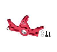 Aluminio 7075-T6 Alloy Bearing Motor Mount for Traxxas 1:10 Slash 4X4 / Hoss 3S / Bigfoot 4X4 / Ford Raptor R Ultimate/Stampede 4WD Upgrades - Rojo