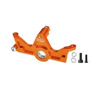 Aluminio 7075-T6 Alloy Bearing Motor Mount for Traxxas 1:10 Slash 4X4 / Hoss 3S / Bigfoot 4X4 / Ford Raptor R Ultimate/Stampede 4WD Upgrades - Naranja