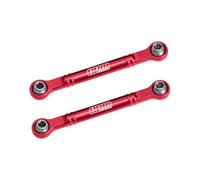Aluminio 7075-T6 Alloy Front Steering Toe Links 51mm for Traxxas 1/16 Mini Slash 4X4 Short Course Truck-108164-1 Upgrades - Rojo