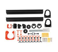 Aluminio Aleoy Bike Wall Mount Storage Rack Organizador para bicicletas de carretera Road Holds Zapatos de ciclo de casco Accesorios de engranajes odómetro FÁCIL