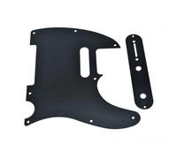 Aluminio anodizado de metal premium for Tele Pickguard con placa de control de metal y tornillo de montaje(Schwarz)