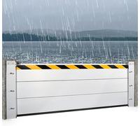Aluminio Barrera contra inundaciones, Barrera Anti inundaciones, Fácil de Montar y Desmontar, Puede Utilizarse en garajes, fábricas, Metros, entradas y Salidas de viviendas,H60cm/2ft,W280CM/9.19ft