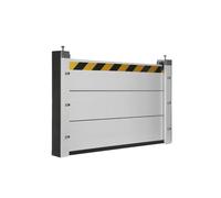 Aluminio Barrera contra inundaciones, Barrera anti inundaciones, Protección contra inundaciones de puertas, Puede utilizarse en garajes, fábricas, metros, entradas y salidas de viviendas (120 * 60cm)