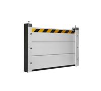 Aluminio Barrera contra inundaciones, Barrera anti inundaciones, Protección contra inundaciones de puertas, Puede utilizarse en garajes, fábricas, metros, entradas y salidas de viviendas (130 * 40cm)