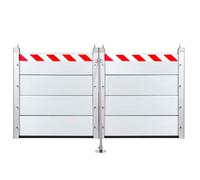 Aluminio Barrera Contra Inundaciones, Barrera Móvil de Protección Contra Inundaciones en Puertas, Barrera Anti Inundaciones para Puertas, Muro de Contención Para Inundaciones HXQSL(225x40cm)