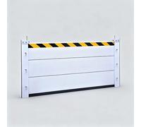 Aluminio Barrera contra inundaciones, Barrera Móvil de Protección contra Inundaciones en Puertas, Puede Utilizarse en garajes, fábricas, Metros entradas,001,110X60CM