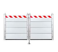 Aluminio Barrera Contra Inundaciones L 495cm H 80cm, Barrera Anti Inundaciones Puerta, Deflector ProteccióN Contra Inundaciones, Barrera de ProteccióN Contra Inundaciones Reutilizable