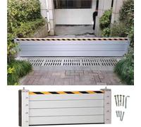 Aluminio Barrera contra Inundaciones Reutilizable Barrera Anti Inundaciones Puede Utilizarse En Garajes Fábricas Metros Entradas Y Salidas De Viviendas,A,180 * 40cm