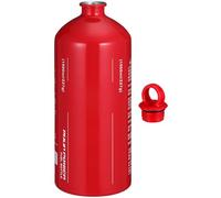 Aluminio Botella de Combustible 1500ml para Motocicleta | Rojo, Tapa Antifugas, Estructura sin Costuras, Capacidad de 1500ml, para Queroseno y Gasolina