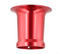 Aluminio CNC de alto rendimiento para pila de velocidad para Pwk Pe Vm Carb 21 24 26 Mm Pieza de repuesto de trompeta de admisión en acabado negro o plateado (rojo)
