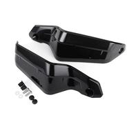 Aluminio CNC Guardamanos para XL 750 Transalp 2023 2024 XL750 Protector De Parabrisas Paramanos(B Black)