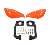 Aluminio CNC Guardamanos Protectores De Manos Universales para Motocicleta 7/8 ''y 22mm para Motocross Guardamanos para Moto Cross Paramanos(Orange)