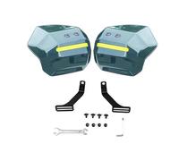 Aluminio CNC Guardamanos Protectores Manos Motocicleta Universales para con Tira Reflectante Mango Profesionales 2 Uds Paramanos(A1)