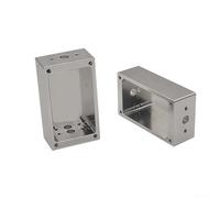 Aluminio CNC para la caja de blindaje EMI 44x25x16m m para el bloqueo de interferencia del RF con para la compatibilidad del conector de SMA