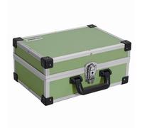 Aluminio Cofre Herramientas Verde 330x230x150mm Caja de Top