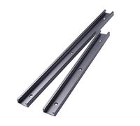 aluminio de aleación de aluminio tipo T, Ranura for riel de inglete en T de aleación de aluminio for carpintería, gris, 300 mm/400 mm(0.4m)