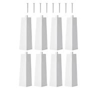 ALUMINIO Esquinas revestidas, de esquina revestidas | 8x de aluminio fuera de las esquinas - Herramientas de materiales industriales con clavos mejoran la apariencia