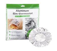 Aluminio Foil Covers, Flexible Bowl Lids, Reutilizable Food Wraps with Smart Style, Kitchen Gear for Daily Freshness, Seal Mate, Aluminio Foil Covers for Home Kitchen Picnic Restaurant Meal Prep Plate