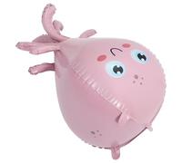 Aluminio Globo Rosa Decoración Pulpo de de Fiesta Temática | Adorable Forma Marina, Pieza Delicada y Única, Adecuado para Globos y Decoraciones de Celebración