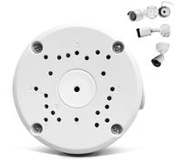 (Aluminio metálico y Resistente al Agua)Soporte de Montaje de Caja de Conexiones, Universal para cámara de Seguridad Bullet, Caja de Cable Oculta Compatible con Panel Solar(1 Unidad)
