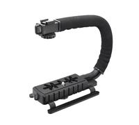 Aluminio Mini plegable Soporte para Nikon 1 J5 (capacidad para micrófonos o flashes)