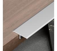 Aluminio Tira de Umbral Transición 3pcs 900mm, Perfil en T Divisor para Puertas y Suelos, Moldura de Conexión Entre Flotante, Baldosa, Alfombra y Suelos Diferentes(Silver,W4cm)