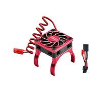 Aluminium 6061-T6 Alloy High Speed Cooling Fan 18000 RPM Compatible with 36mm Motor For Traxxas 1:16 Mini Maxx/Mini XRT 3S / 1/8 Jato 2S 4S Upgrade Parts - Red