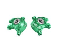 Aluminium 7075 Alloy Front Steering Blocks with Oversize Bearing For Traxxas 1:8 JATO 4X4 VXL / 1:10 Bigfoot/Ford F-150 Raptor/RUSTLER/Slash/Stampede/Ford Fiesta ST Rally - Green