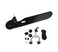 Aluminium Alloy Canoe Rudder, Kayak Rudder with Foot Direction Control, Lightweight Foldable Steering Tackle Kit for Canoe Kayak Fishing Boat Accessories