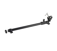 Aluminium Alloy Foldable Photography Camera Video Slider Support Tripod Rod, Professional Retractable Support Rod with 360°Rotation Platform, Universal 1/4inch Screw for DSLR Camer