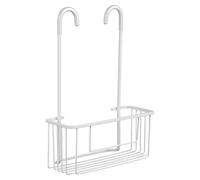 Tatay Estante de Ducha con Colgador Aluminium, 100% Inoxidable, de Aluminio Anodizado, Diseño Moderno, 10 Años de Garantía. Blanco. Medidas 28 x 12,8 x 38,5 cm