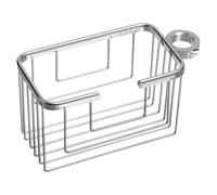 Aluminium Cesta de baño para barra (11,5 x 12,5 x 24 cm, Aluminio, Cromo)
