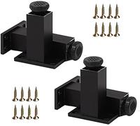 Aluminium Furniture Feet, Height-Adjustable Support Leg, Bathroom Cabinet Feet, Black/Gold Non-Slip Raised Table Legs, 6CM, 8CM, 10CM Sofa Bed Leg with Screws,Black-10cm(3.9in)