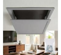 Aluminium Inspection Hatch with Detachable Panel - Suspended Ceiling Access Door, Flush Fit Metal Service Trapdoor for Plasterboard Drywall Electrical Wiring & Pipe Concealment(Gris,400 x500 mm)