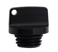 Aluminiumlegierung Öldeckelschraube für Motorrad Motor mit schneller Montage Verschleißfest direkt installierbar für Ölfach Ersatz Vielseitig passend Farbwahl Rot Schwarz Blau Grün Gelb Grau (negro)