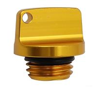 Aluminiumlegierung Öldeckelschraube für Motorrad Motor mit schneller Montage Verschleißfest direkt installierbar für Ölfach Ersatz Vielseitig passend Farbwahl Rot Schwarz Blau Grün Gelb Grau (amarillo