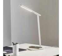 Aluminor Lámpara de mesa LED Orbit con inducción plateada EC:EPREL:796892