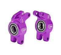 Aluminum 7075 Rear Hub (Larger Inner Bearings) for Arrma 1/18 Granite GROM MEGA 380 Brushed 4X4 Monster Truck ARA2102 Upgrade Parts - Purple