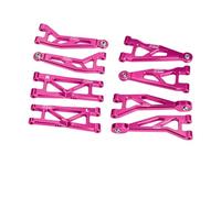 Aluminum 7075-T6 Alloy Front & Rear Suspension Arms Kit For Arrma 1/16 Mini Kraton 3S Speed Truck-ARA2508 Upgrades - Pink