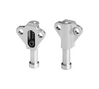 Aluminum 7075-T6 Alloy Machined Bump Stops For Vanquish 1/10 H10 Optic Yokohama RTR Sparco RTR VS4-10 Rock Crawler Upgrades - Silver