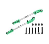 Aluminum 7075-T6 + Stainless Steel Adjustable Front Steering Tie Rod For Arrma 1:8 Kraton 6S EXB V2 V6 / Notorious V5 V6 / Outcast/Talion / 1:7 Big Rock 6S Upgrades - Green