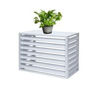 Aluminum Air Conditioner And Heat Pump Cover, Air Conditioner Fence Screen, Outdoor Condenser Protective Cover, Freestanding Enclosure To Cover Garbage Or Ac Units, Suita