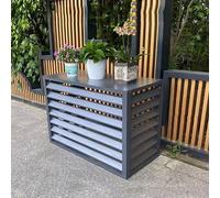 Aluminum Air Conditioner And Heat Pump Cover,Privacy Fence Screen,Outdoor Plant Display Rack Storage Shelf,Outdoor AC Unit Cover,Outdoor Condenser Protective Cover,Trash