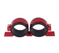 Aluminum Alloy 60mm Fuel Pump Mounting Bracket Clamp with Rubber Inserts for Motorsport Pumps Compatible with Part Numbers 044 046 053 069 413 909 910 915 979 984 Keep Engine Bay (Red)