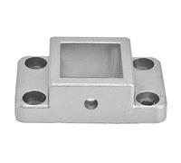 Aluminum Alloy Bidirectional Corner Squares Connector Fixed Base for 3030 Aluminum Profiles - Card Slot Design Hardware for Flange Base Mounting and Industrial Frame Support