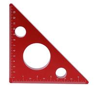Aluminum Alloy Carpenter Square Ruler | 5 Inch / 13 cm Right Angle Triangular Height Tool | Improved Accuracy Woodworking Measuring Tool | Water - Protective & Sturdy