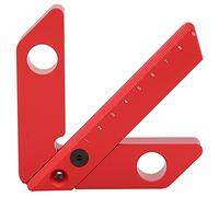 Aluminum Alloy Center Finder & Right Angle Gauge | 45/90 Degree Woodworking Tool for Accurate Marking/Welding/Carpentry | High - Strength Scribe Ruler for Metal, Wood, Round