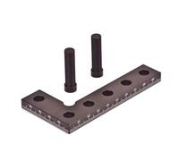 Aluminum Alloy L Square Ruler | 90 Degree Angle Finder & Center Scriber Tool | Woodworking/Metalworking/DIY Measuring Tool | CNC Machined, Anodized Finish