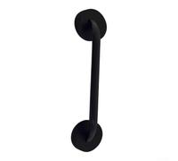 Aluminum Alloy Magnetic Handle Rubber Grip | No drill install, instantly, smooth metal only, black matte look, kitchen upgrade